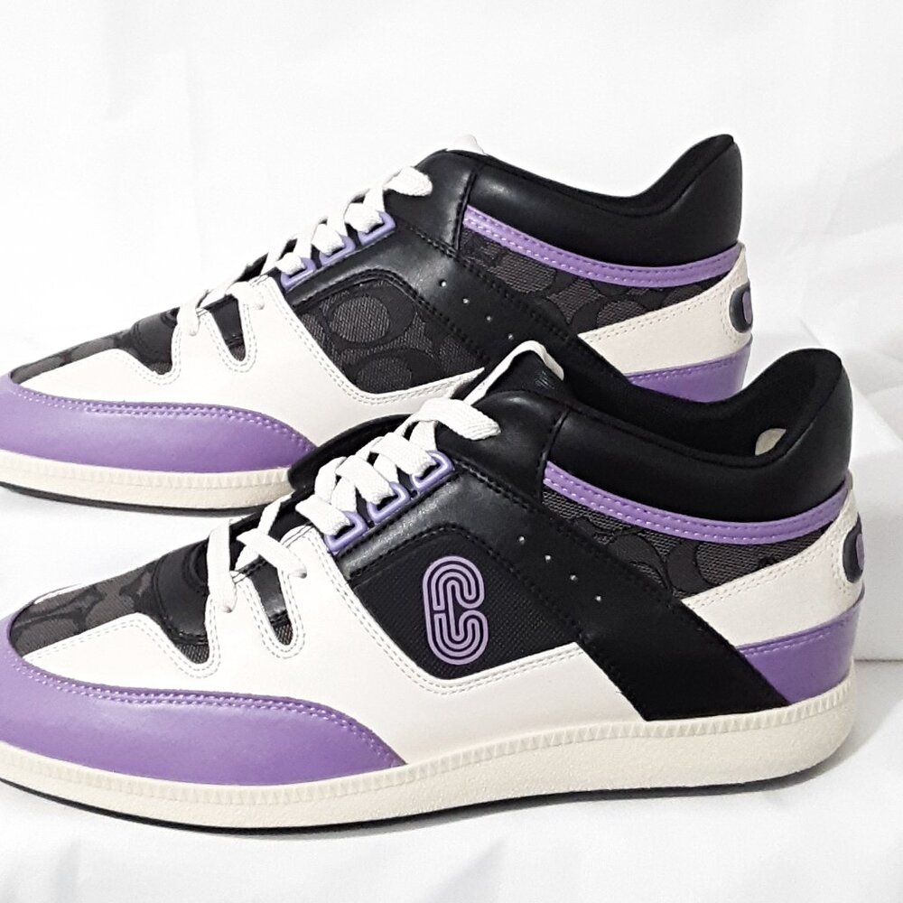 Men's COACH Ankle-high Fashion Sneakers, Sz. 10 - 10.5 - Picture 5 of 6